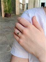 Vicenza - Piazzetta Palladio 2 - Anello Soprana Donna in Oro giallo ANGPT OVALE - ANGPT OVALE